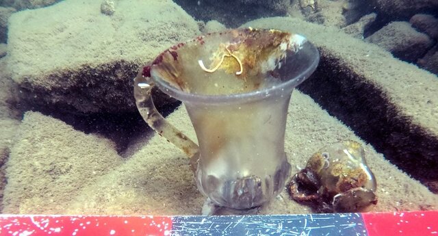 کشف ظروف شیشهای عثمانیها