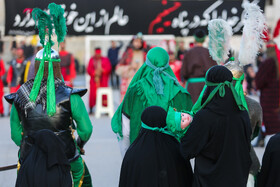 مراسم خیمه سوزان عاشورا در مشهد