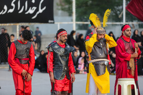 مراسم خیمه سوزان عاشورا در مشهد