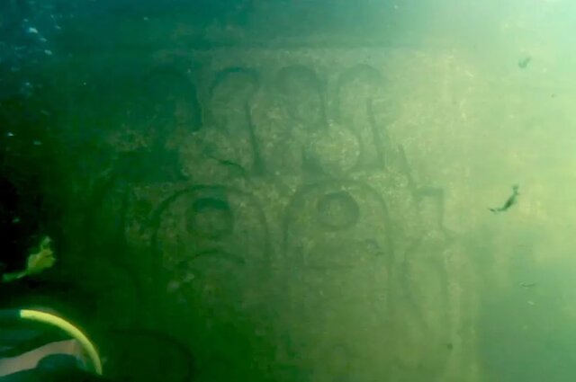کشف تصاویر فرعونها در زیر آب