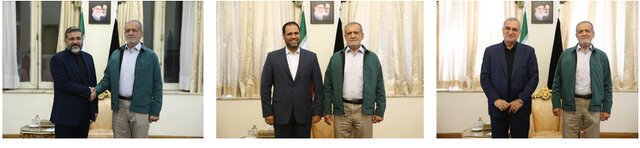 ادامه دیدارها با رئیسجمهور منتخب؛ منظور به پزشکیان گزارش داد