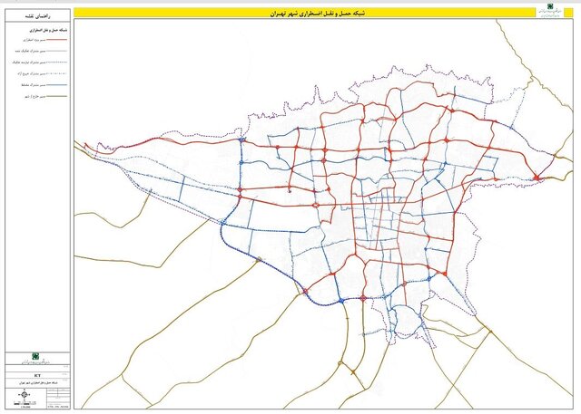 تعیین ۵۱۸ کیلومتر مسیر اضطراری در تهران/ آشکارسازی مسیرها با تابلوهای راهنما