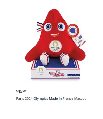 عروسکهای ۳ میلیون تومانی المپیک پاریس