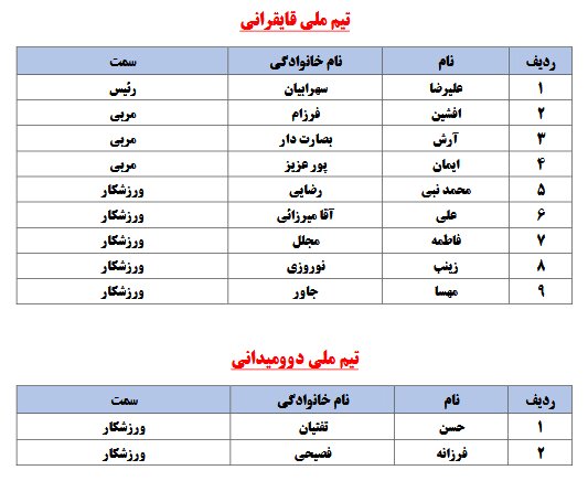 لیست کاروان اعزامی به المپیک پاریس/40 ورزشکار + 96 مربی و همراه