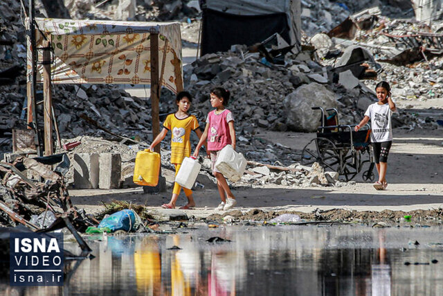 ویدیو/ هشدار؛ احتمال شیوع بیماریهای همهگیر در غزه ویدیو/ هشدار؛ احتمال شیوع بیماریهای همهگیر در غزه