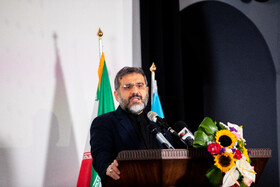 محمد مهدی اسماعیلی، وزیر ارشاد  در آیین بهره برداری از فیلمخانه ملی