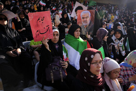 اجتماع دختران انقلاب در ورزشگاه آزادی