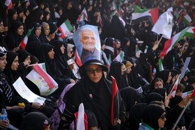 اجتماع دختران انقلاب در ورزشگاه آزادی