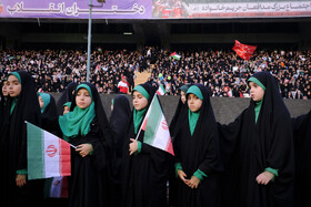 اجتماع دختران انقلاب در ورزشگاه آزادی