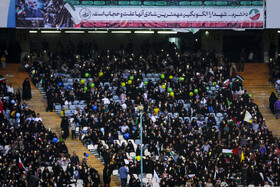 اجتماع دختران انقلاب در ورزشگاه آزادی