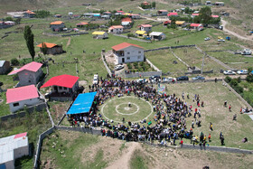 مسابقات سنتی کشتی لوچو در روستای کوهستانی چرات سوادکوه