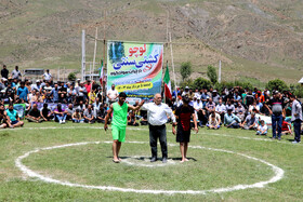 مسابقات سنتی کشتی لوچو در روستای کوهستانی چرات سوادکوه