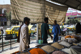 بازارگردی در گرمترین روز تابستان-کرمان