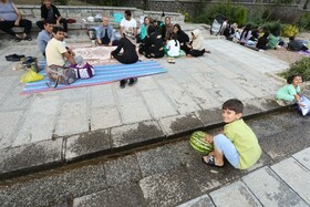 گرمای تابستان در گنجنامه همدان