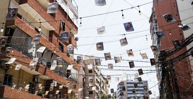 تصاویری از شهدای حزبالله در بیروت والاستریتژورنال: با وجود خطرات جنگ، موضع حزبالله در لبنان مورد استقبال است