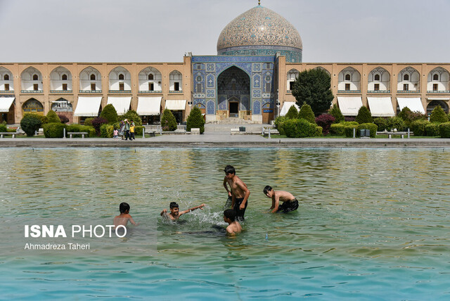 گرمای چشمگیر اصفهان از نیمۀ تابستان