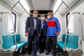15 فروردین 1401، بازدید وزیر کشور از پروژه قطار ملی جهاد دانشگاهی