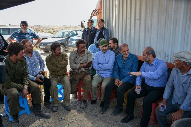 بازدید جبلی از پشت صحنه «تانکخورها» و دو سریال دیگر