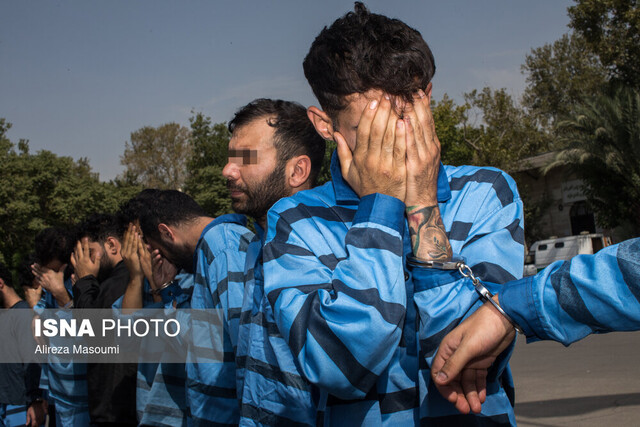 تصویر آرشیوی است بازداشت ۲۳ سارق در شهر یزد