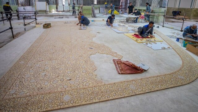 تصاویری از آمادهسازی «تل زینبیه» در کربلا برای اربعین