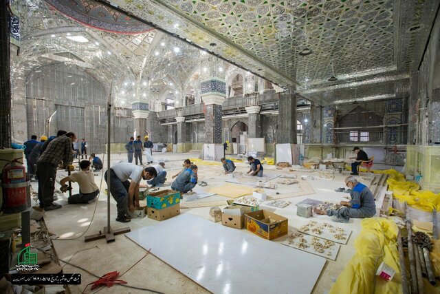 تصاویری از آمادهسازی «تل زینبیه» در کربلا برای اربعین