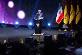 مهدی تاج، رییس فدراسیون فوتبال در مراسم برترینهای فوتبال ایران