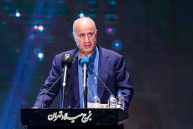مهدی تاج، رییس فدراسیون فوتبال در مراسم برترینهای فوتبال ایران