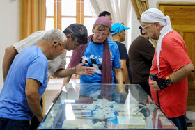 بازدید تیم رالی جاده ابریشم از موزه استان خراسان شمالی در بجنورد