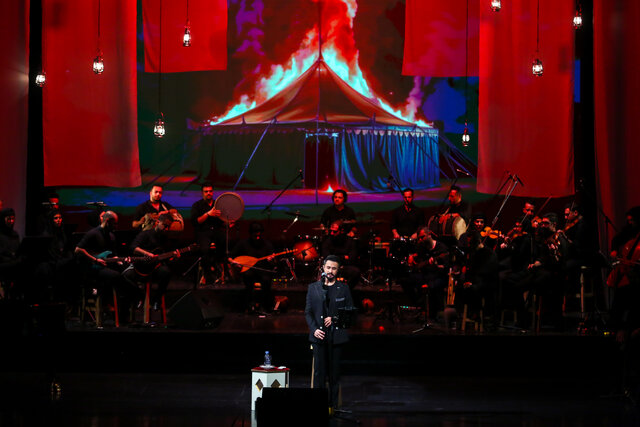 ببینید/ وقتی «راغب» همه را در یک کنسرت حسینی جمع کرد!