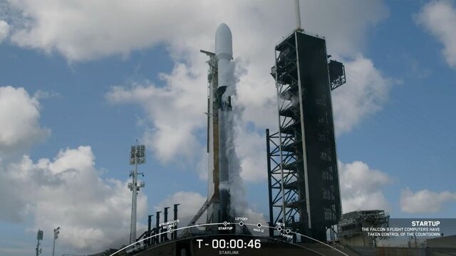 پرتاب ماهوارههای «استارلینک» در دقایق پایانی لغو شد