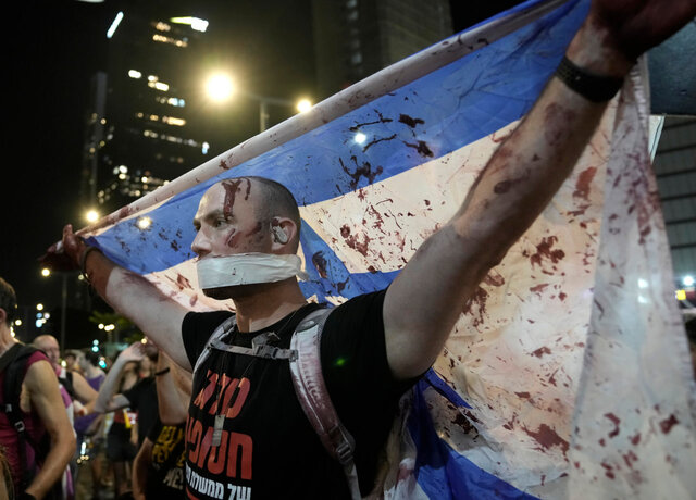 تظاهرات علیه نتانیاهو در تلآویو الخنادق: بذر جنگ داخلی در اسرائیل کاشته شده است