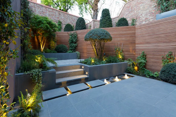 طراحی باغهای مینیمالیستی زیبا