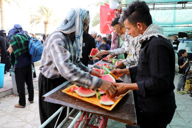 زاِِئران کربلا در مرز خسروی