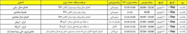 برنامه نمایندگان ایران در پارالمپیک پاریس/ شروع رقابت‌ها از ۸ شهریور