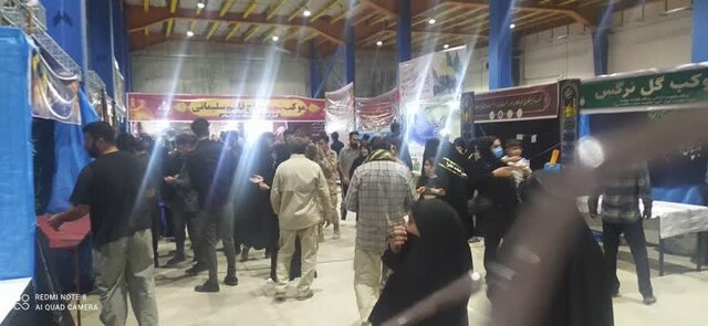 موکبهای مردمی شهر ایلام و جلوههای ایثار بیکرانه