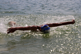 مسابقات شنای آب های آزاد قهرمانی استان آذربایجان شرقی در اهر