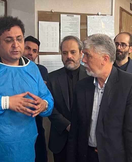 سیدعباس صالحی و هاشمیان، پزشک معالج محمدعلی بهمنی عیادت سیدعباس صالحی از محمدعلی بهمنی + فیلم