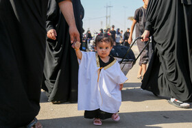 کودکان امام حسینی در مشایه نجف به کربلا