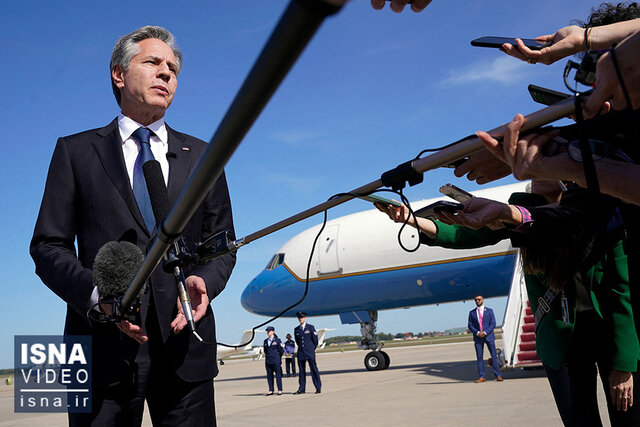 ویدیو/ خودتحقیری وزیر خارجه آمریکا؛ دست خالی بلینکن در خاورمیانه ویدیو/ خودتحقیری وزیر خارجه آمریکا؛ دست خالی بلینکن در خاورمیانه