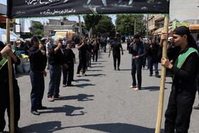 پیاده روی جاماندگان اربعین حسینی در اهر