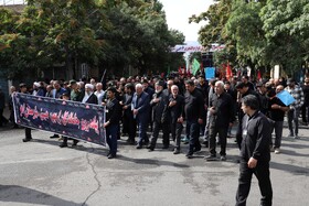 پیاده روی جاماندگان اربعین حسینی در اهر