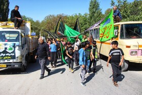 پیاده‌روی زائران شهرستان چناران به مناسبت سالروز شهادت امام رضا ( ع )