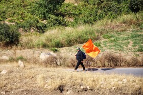 پیاده‌روی زائران شهرستان چناران به مناسبت سالروز شهادت امام رضا ( ع )