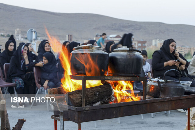 عاشورا در قلب جاماندگان اربعین حسینی در شهرکرد