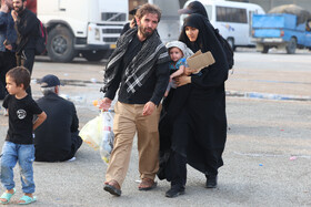 بازگشت زائران اربعین حسینی از مرزشلمچه