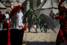 تعزیه زیر خیمه امام حسین (ع)