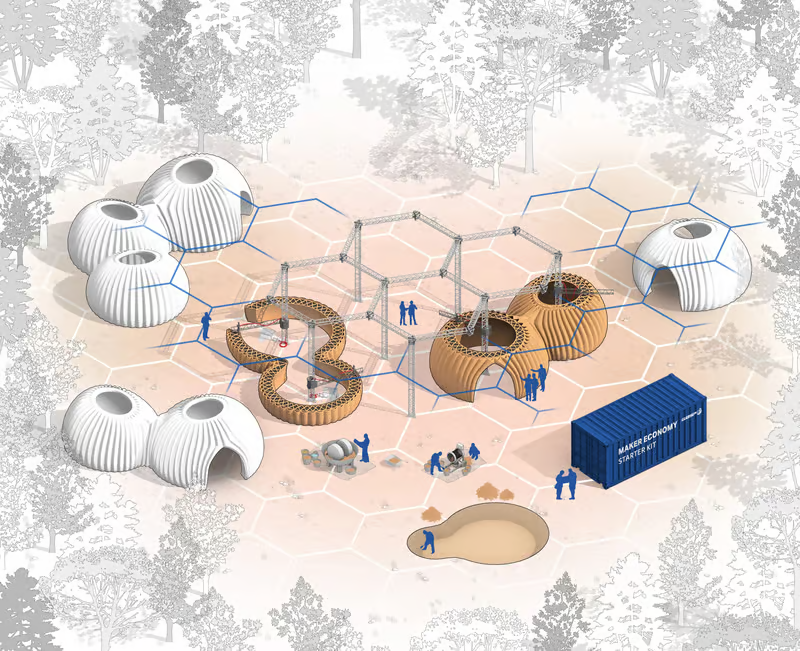 ساخت خانههای ۱۰۰۰ دلاری با الهام از لانه زنبور