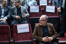 شهرام دبیری اسکویی، معاون امور مجلس رئیسجمهور در آیین تکریم و معارفه وزیر بهداشت، درمان و آموزش پزشکی