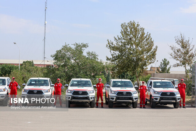 عکس از آرشیو آمادگی هلالاحمر خوزستان برای پاسخ سریع به حوادث احتمالی