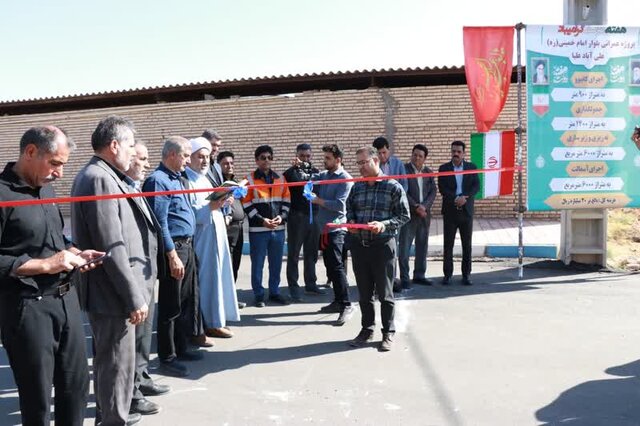 شانه‌سازی محور مواصلاتی بخش فردوس_نوق رفسنجان به بهره‌برداری رسید